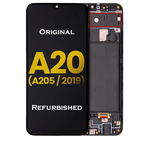 Samsung A20 Original Refurbished Screen - Black