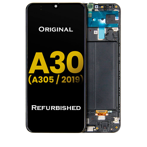 Samsung A30 Original Refurbished Screen - Black