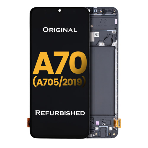 Samsung A70 Original Refurbished Screen - Black